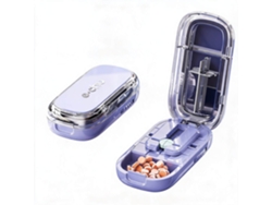 Cortador De Pastillas Henten Home Para Dividir Y Transportar Medicamentos (1/4 Morado)