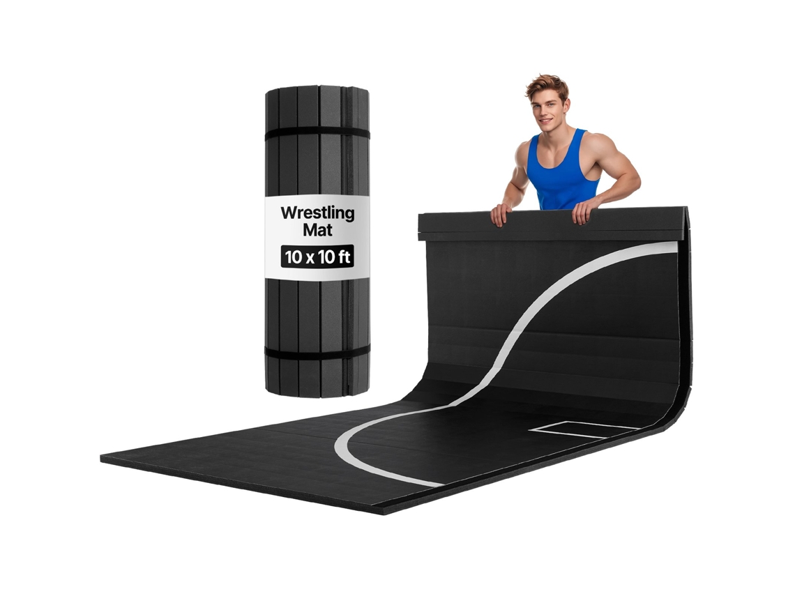 Tapete enrollable de espuma de PVC Vevor XPE para artes marciales (3 x 3 x 0,03 m)