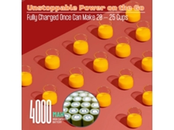 Exprimidor CHRUI De 590 Ml Con 6 Cuchillas Y Batería Recargable Usb-C De 4000 Mah (Verde)