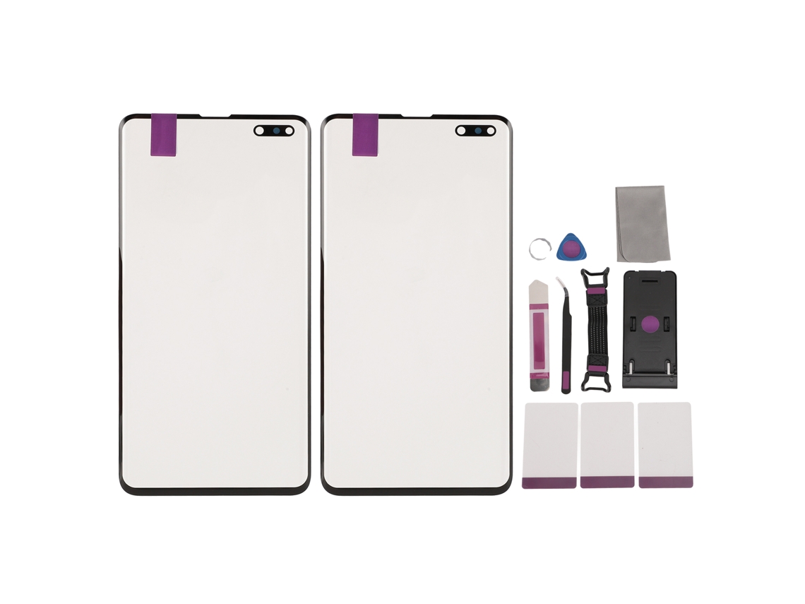 2 Protectores De Pantalla Frontal Externos Con Herramientas De Reparación Para Reemplazo De Lente De Cristal Del Galaxy S10 5g
