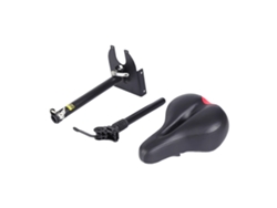 Asiento para transportador personal eléctrico, con amortiguador, altura ajustable, negro.