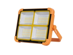 RNEMITERY Luz de trabajo LED recargable, portátil, 100 W, 10 000 LM, con energía solar y ajuste de brillo continuo, resistente al agua para reparaciones de emer