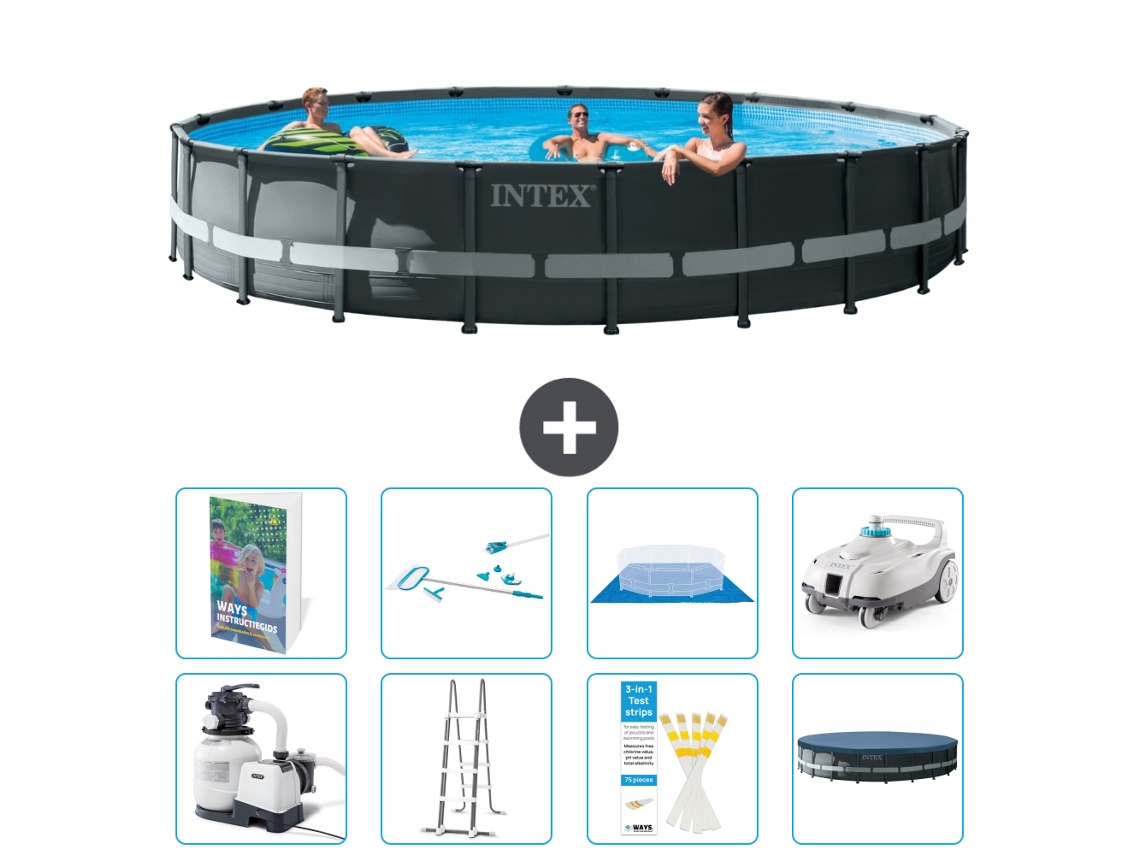 Intex Piscina Ultra Xtr Redonda - 610x122 Cm - 9-peças S605