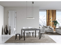 Mesa extensible 90x120/224 cm Everyday Premium Cemento estructura Antracita ITAMOBY