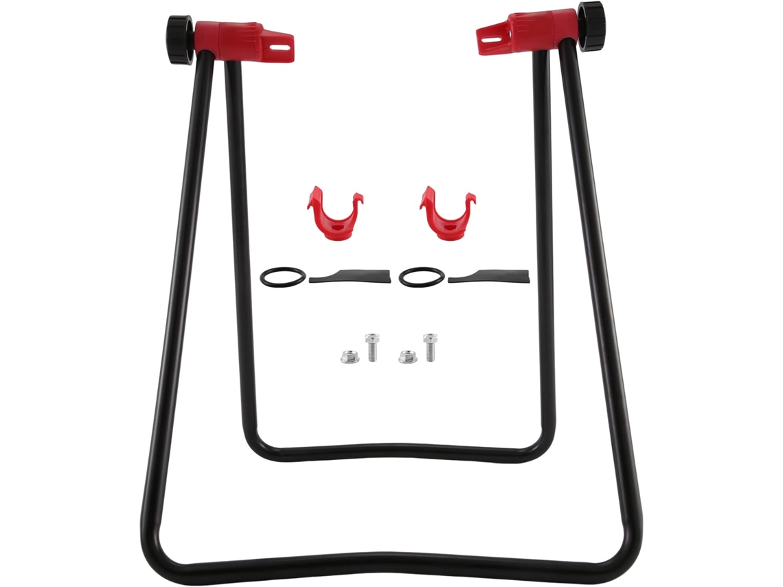 Portabicicletas, Soporte de apoyo para bicicletas, Soporte de centrado, Soporte de rueda Gokoco