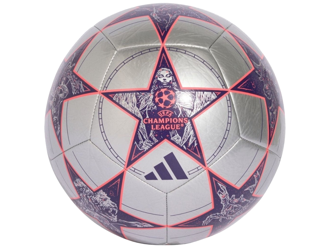Balón de clubes de la UEFA Champions League Adidas JP1539, unisex, balones de fútbol ADIDAS (plateado, talla 4 EU)