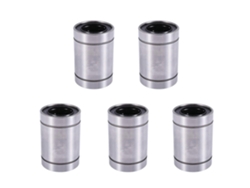 5x LM25UU 25 mm x 40 mm x 59 mm Casquillo de rodamiento de bolas de movimiento lineal con doble sello de goma