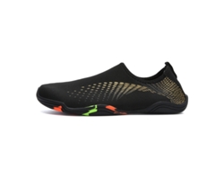 Zapatos De Vadeo Negros/dorados Talla 44 (ue) Para Hombre Y Mujer Ideales Para El Ocio El Fitness La Playa La Natación Y El Entrenamiento Deportivo