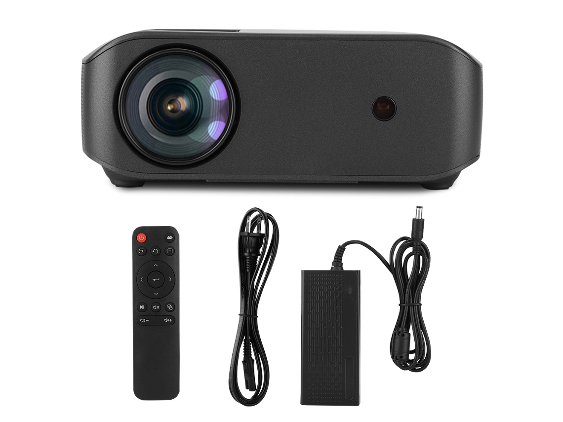 Proyector LCD portátil compatible con HDMI para el hogar y la oficina