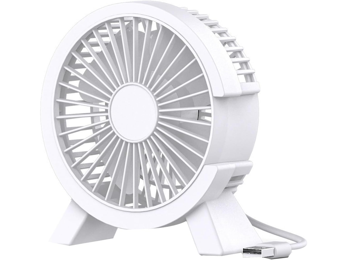 Ventilador De Escritorio Usb Ventilador Eléctrico Portátil 4 Pulgadas Entrada Mini Enfriador Aire Silencioso