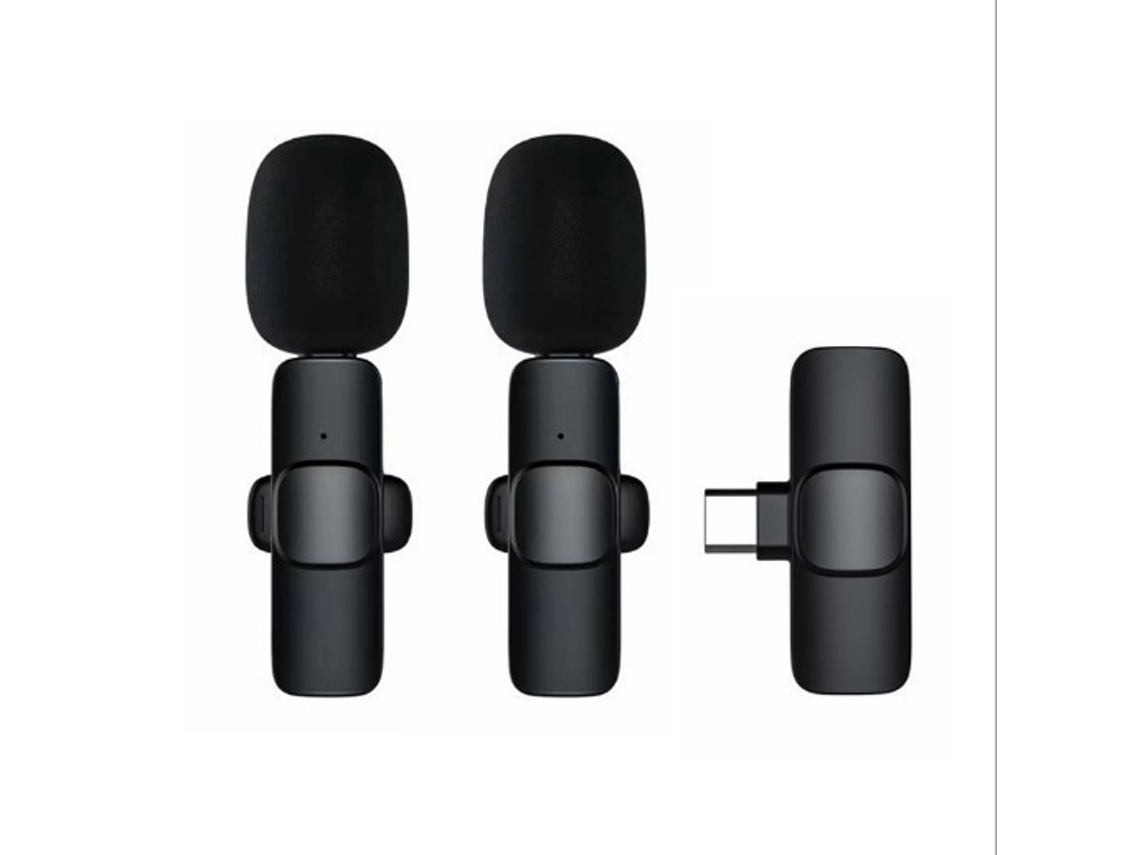Micrófono de solapa inalámbrico para iPhone 16/15 y teléfonos Android, interfaz USB-C Hexinyigjly