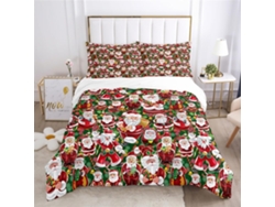 Juego Ropa Cama Niños Niñas Adolescentes Estampado Funda Nórdica Almohada Material Microfibra Juego 140x200 Cm