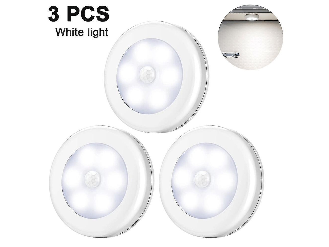 Luz nocturna Rosewell con sensor de movimiento y 3 luces