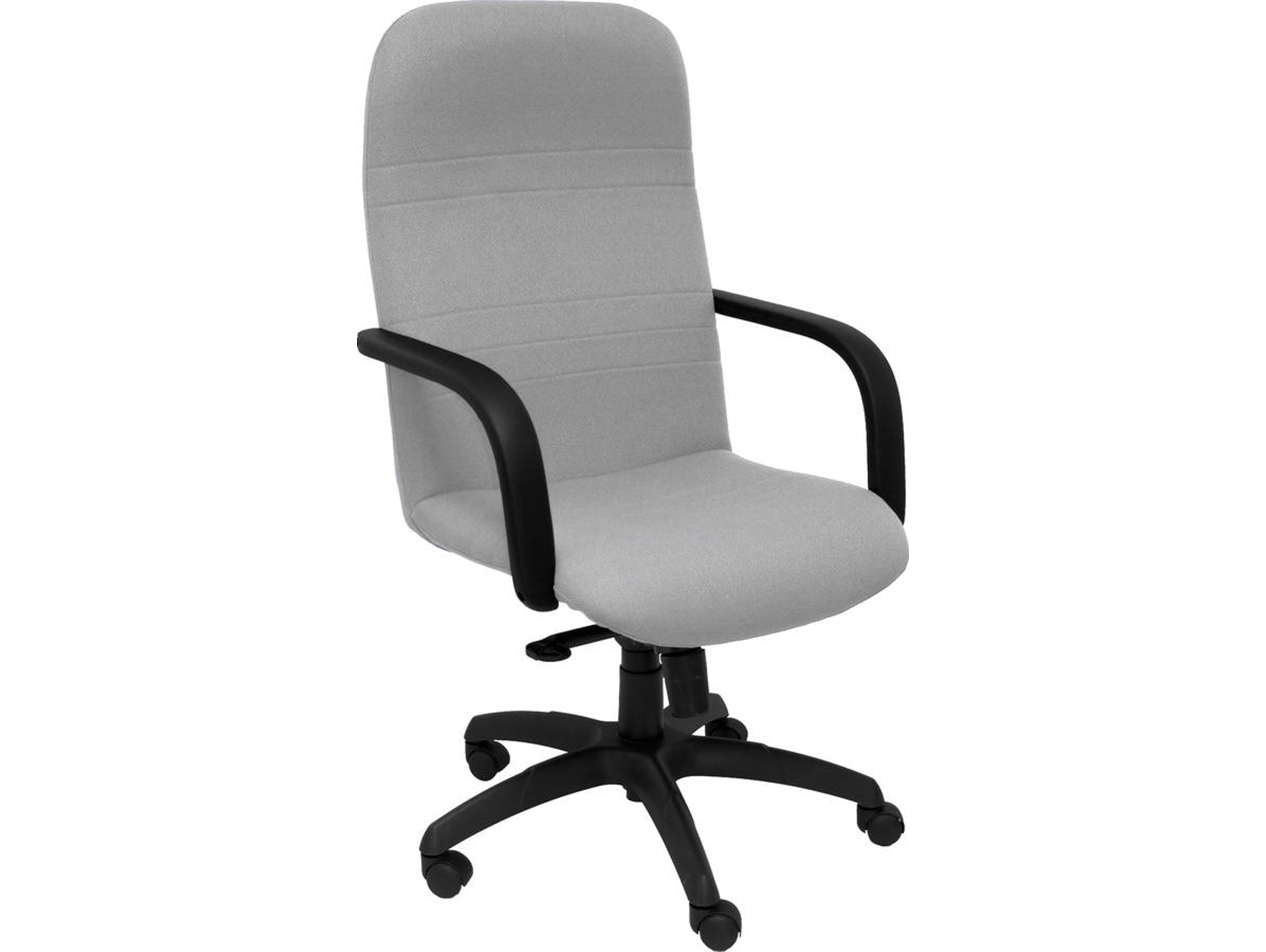 Silla de Escritorio Ejecutiva PYC Letur Gris (Brazos Fijos - Tejido)