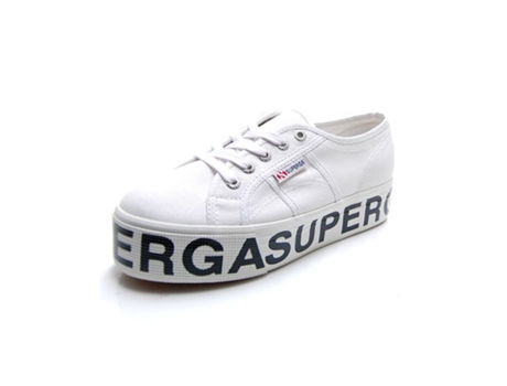 Zapatillas de Mujer SUPERGA Cotw Outsole Lettering Blanco (36)