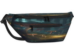 Bolso Bandolera Unisex Tropicallife Magic Mushrooms Forest Gran Capacidad Para Viajes Deportes Gimnasio Cor