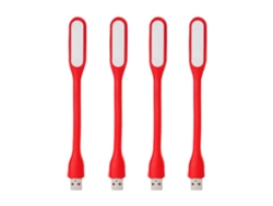 Mini lámpara LED USB flexible para portátil, teclado, batería externa y luz nocturna portátil.