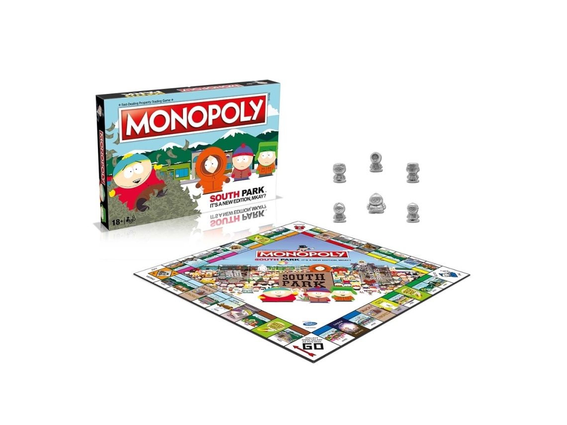 Juego de mesa Monopoly South Park inglés MOVIMIENTOS GANADORES