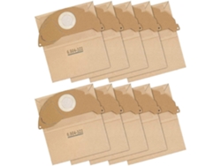 Paquete de 10 bolsas de filtro de papel WD2 para aspiradora Körcher WD2 MV2