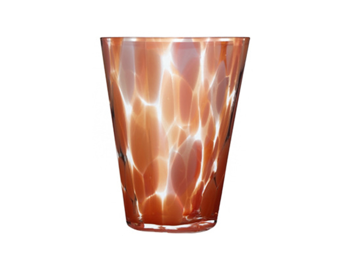 Taza de agua de cristal con lunares de 350 ml, vaso de cristal de colores, taza de café con leche JEIIBRZUI