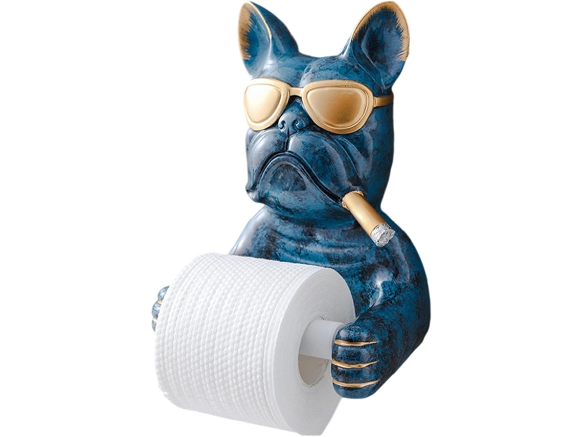 Portarrollos De Papel Higiénico Divertido - Montaje En Pared Con Un Bonito Diseño De Perro - Portarr