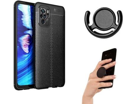 Carcasa, Soporte y Popsocket Xiaomi Redmi Note 10 4G Rugged Leather