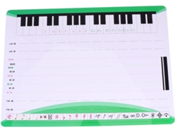 Juego De 2 Pizarras Blancas De Borrado En Seco Con Diseño Musical Y Superficie Magnética De Plástico.