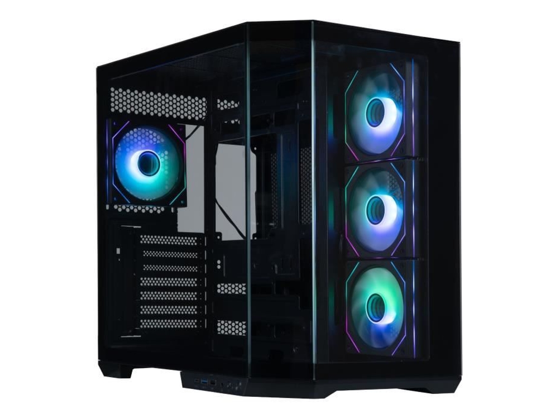 Caja PC Bitfenix T10 Argb sin fuente de alimentación, formato cubo ATX, color negro