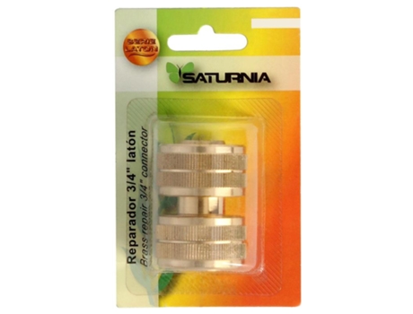 Reparador laton para mangueras 3/4. blister 1 pieza
