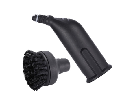 Boquilla de extensión para limpiador de vapor Karcher, boquilla de chorro completa negra Sc, boquilla de aspiradora, cepillo redondo para el hogar