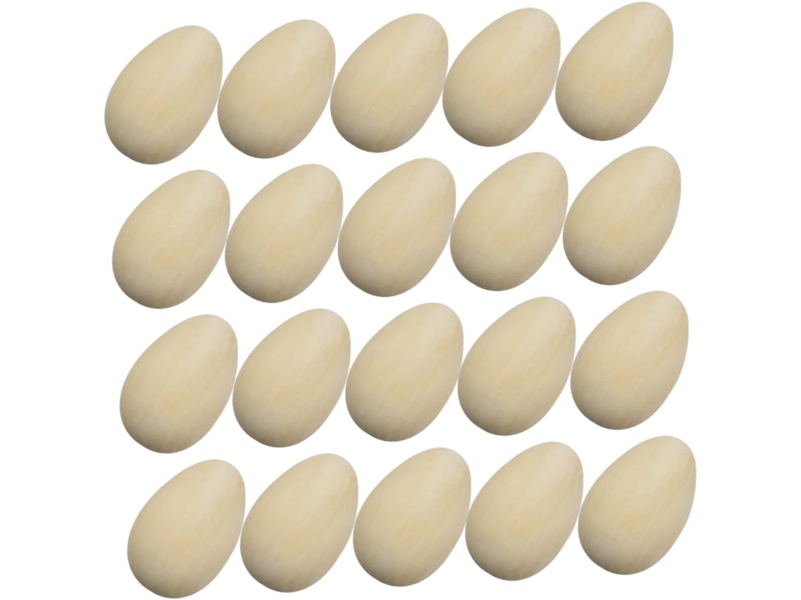Juego De 50 Huevos De Pascua Realistas Sin Pintar Para Actividades De Decoración Diy.