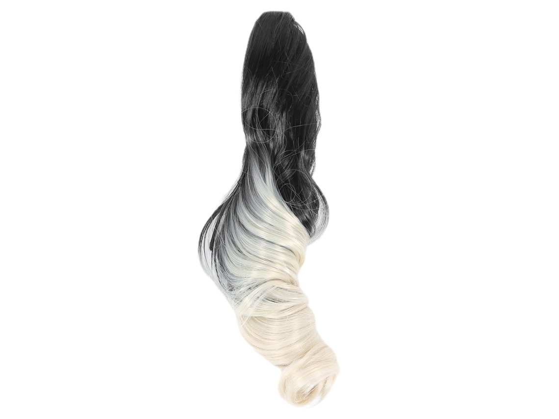 Extensión De Cabello De Cola De Caballo Rizado Con Pinza Para Mujeres Pelo Sintético Natural 55cm