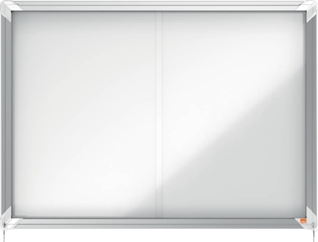 Vitrina NOBO Puerta Corredera (8xA4 - Aluminio - Magnético: Sí)