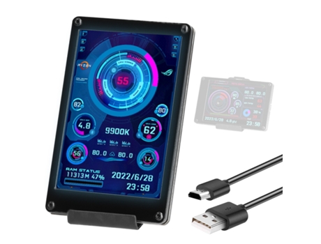 Monitor LCD IPS de 3,5 pulgadas, Monitor de ordenador, CPU, GPU, subpantalla de monitoreo, compatible con Raspberry Pi Wins, sistema Linux 01