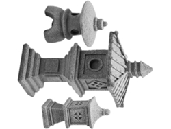 Miniatura De Estatua De Pagoda De Piedra Para Bonsáis De Jardín, Con Fina Artesanía Y Elegante Diseño, Ideal Como