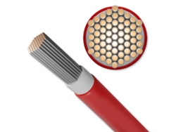 Cable solar fotovoltaico 53852 | 6 mm² | 100 metros | Qoltec Rojo
