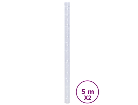 Conjunto 2 Láminas de ventana esmerilada VIDAXL PVC patrón de bambú