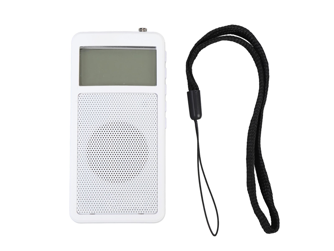 Rádio portátil de duas bandas com display digital EOOCOO