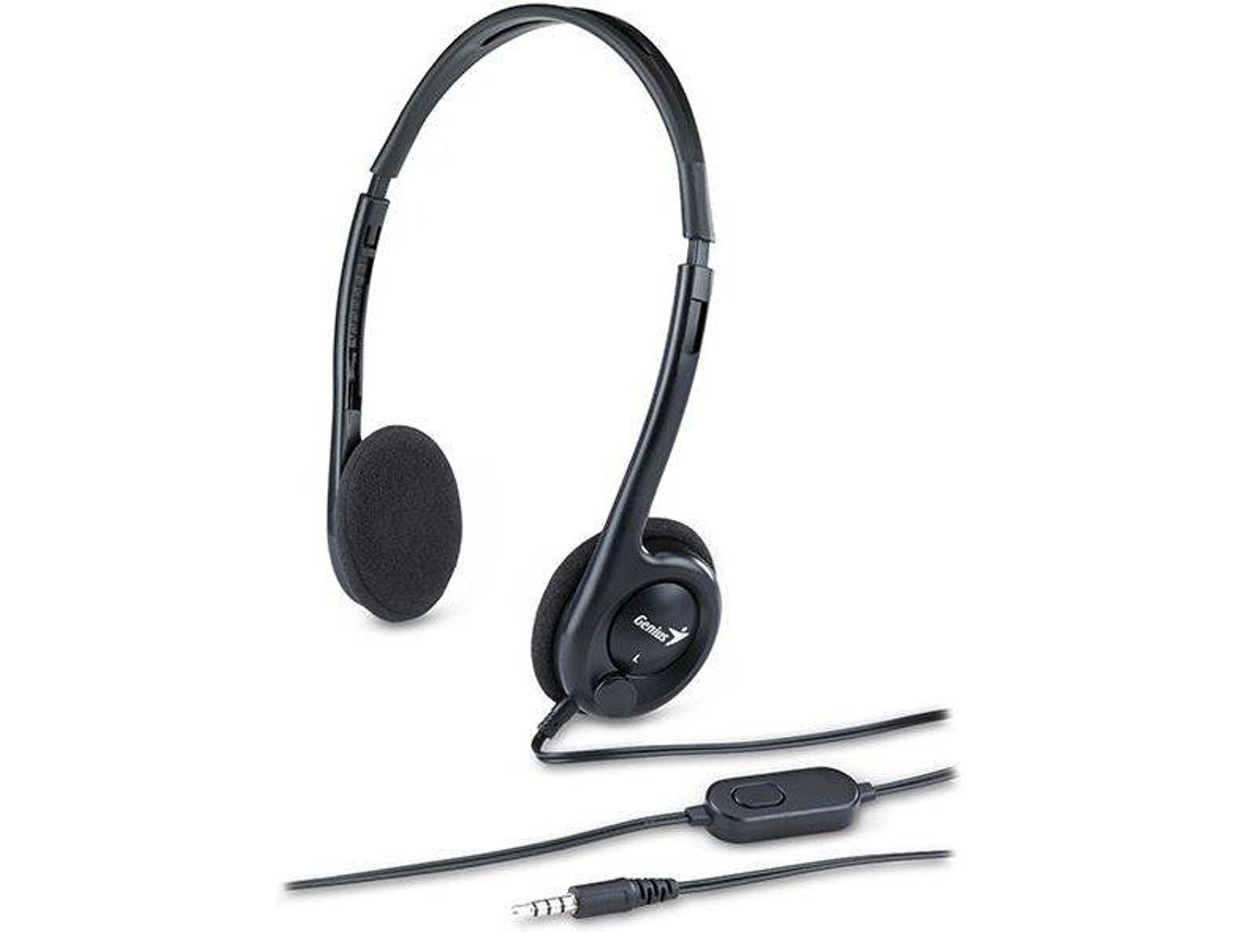 Auriculares con Micrófono Genius Hs-M200C Negro