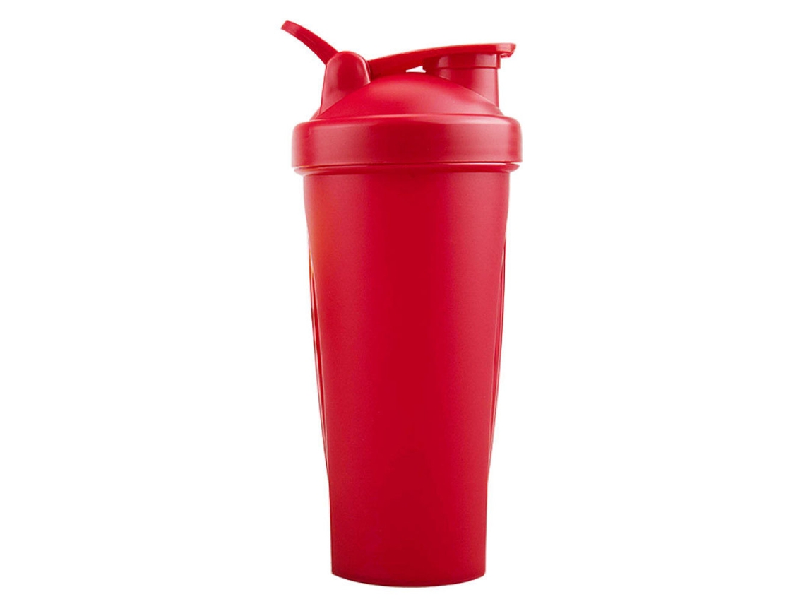 Botella mezcladora de proteínas de 600 ml, vaso medidor, botella portátil para granizados de fitness