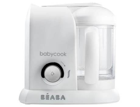 Robot BÉABA Bebé 4en1 1100Ml Blanco/Plata - 912675