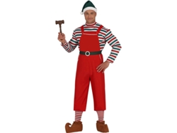 Disfraz de Hombre GUIRMA Elfo Do Papá Noel (M )