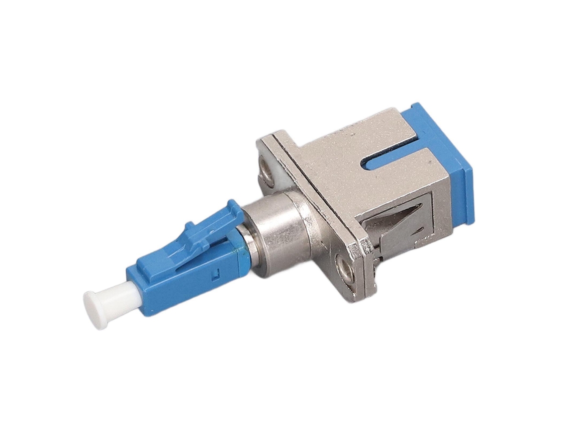 Conector De Fibra Óptica Lc Macho A Sc Hembra Adaptador Híbrido Monomodo 9 125um Para Medidor De Potencia Óptica Y Localizador De Fallos Visual