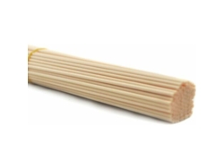 100 Varillas De Repuesto Para Difusor De Aroma De Fibra (25 Cm X 3 Mm, Color Madera)