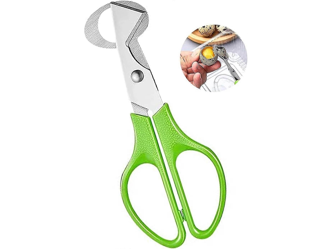 Tijeras de acero inoxidable para huevos de codorniz, utensilio de cocina para abrir huevos pequeños. Rosewell