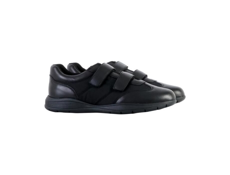 Zapatillas de Hombre GEOX Piel Negro (44)