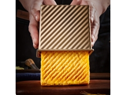 Molde Cuadrado Para Pan Rallado De 250 G Con Tapa, Utensilio De Cocina. Es Un Producto Versátil, Duradero, Compacto Y Eficiente.