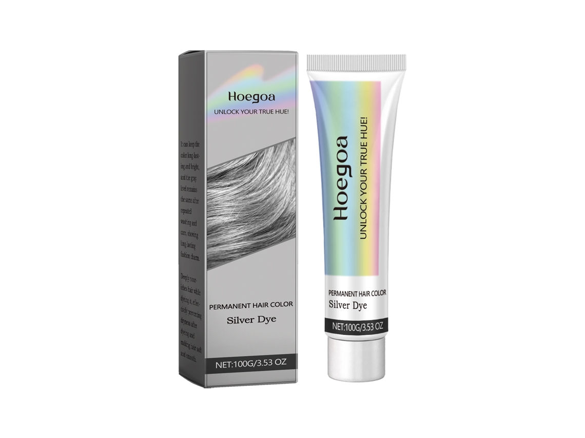 Crema para cabello gris Hoegoa, hidrata el cabello por más tiempo.