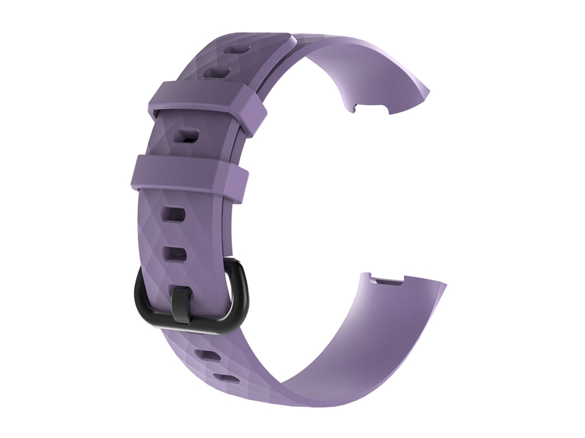 Correa para Fitbie Charge 3 morada (monocromática, premium)