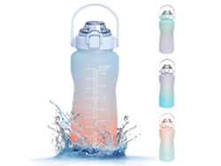 Botella Con Er, Botellas De 2l Con Pajita Sin Bpa, Botellas Deportivas De 2l Con Tapa Estanca Rosewell